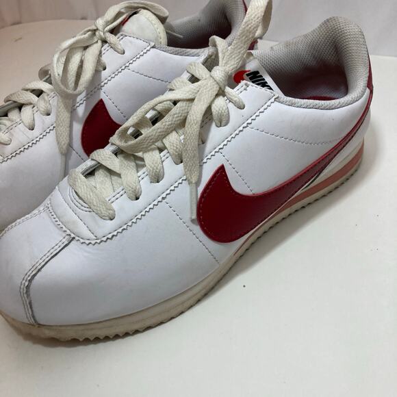 Nike Women’s Cortez Leather Heritage Retro Wedge Trainer Running Sneaker Shoes - Picture 4 of 10